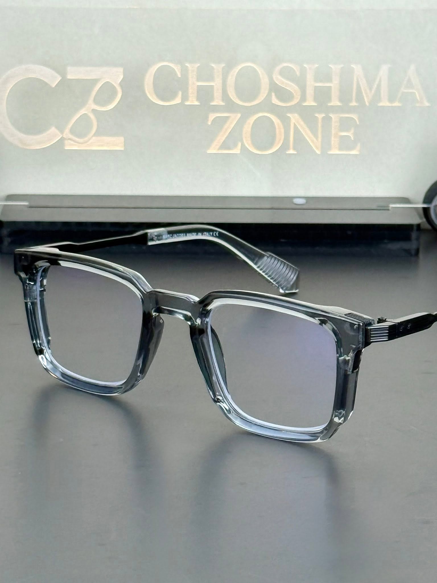 Mos_MB_Bluecut - Glossy Ash / Medium frame
